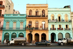 restored Spanish colonial houses in Havana